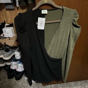 Peplum ColorBlock Top NWT